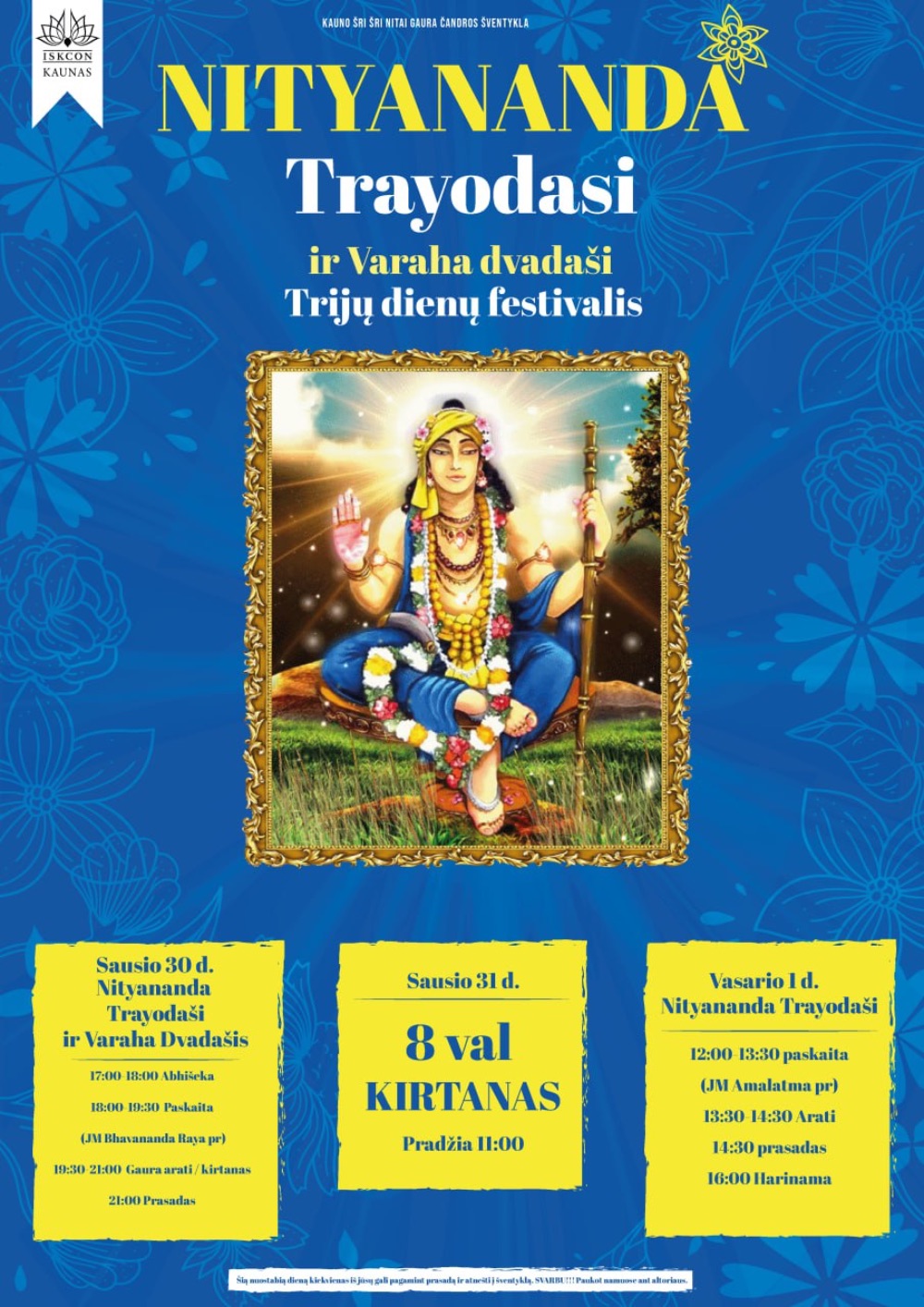 Nityananda Trayodashi Festival