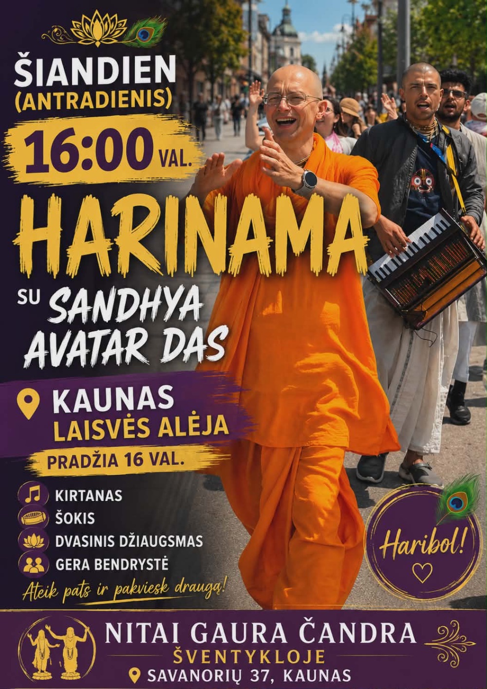 Harinama with Sandhya Avatara Prabhu!