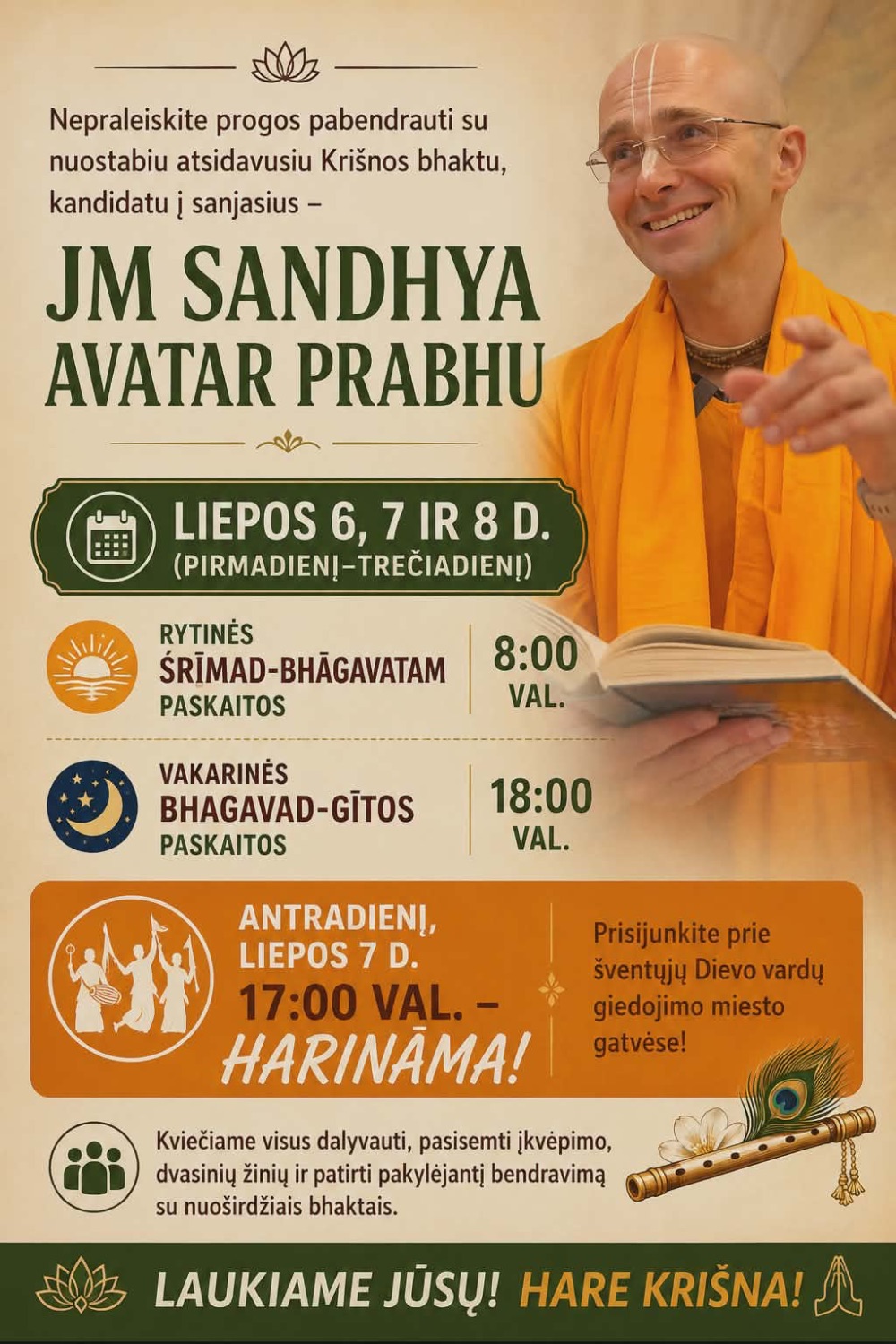 Programos su Sandhya Avatara pr. 